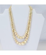 Balamut Mother of Pearl Necklace 15&quot; Long  2 Strands Sterling w/Silver C... - $127.39