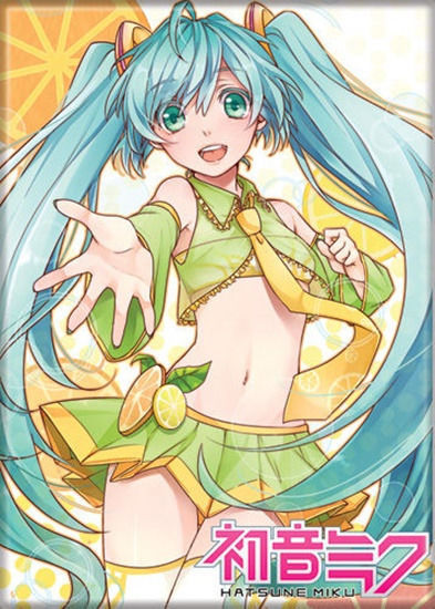 Hatsune Miku Masami Chie Image Refrigerator Magnet, NEW UNUSED - $3.99