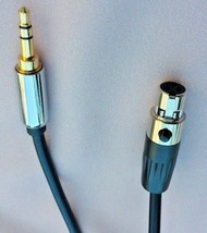 6&#39;Ft Mini Xlr Female To 3.5Mm Trs Male Slim Plug Pro Mic Premium Audio C... - £36.12 GBP