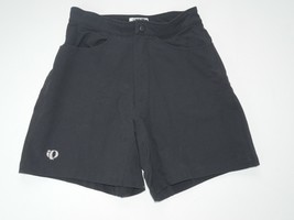 Pearl Izumi for Women Black Shorts Pockets Zip Front No Padding Size Small - £19.95 GBP