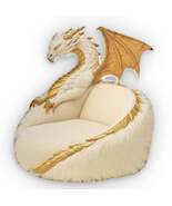 Majestic Golden Faux White Dragon Lounger Chair – Shaped Pillow - €40,33 EUR+ Majestic Golden Faux White Dragon Lounger Chair – Shaped Pillow - €40,33 EUR+