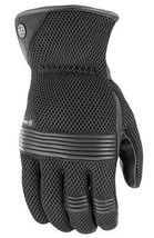 HIGHWAY 21 Mens Street Motorcycle Turbine Mesh Gloves Black Lg - £31.93 GBP