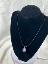 (#219) - AMETHYST CLUSTER PENDANT - NEW - $187.57 MXN