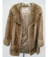 The Bon Marche Natural Fur Coat Monogrammed - £621.36 GBP