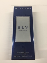 Bvlgari BLV Pour Homme After Shave Balm 100 ml/3.4 fl oz- new in navy box - £31.23 GBP