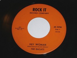 The Ducats Hey Woman Stay Awhile 45 Rpm Record Rock It Label Rockabilly Surf - £633.96 GBP