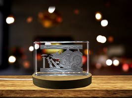LED Base included | Colchian Dragon 3D Engraved Crystal 3D Engraved Crystal  - £31.96 GBP+