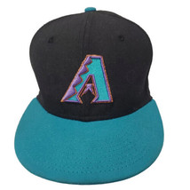Arizona Diamondbacks New Era 59Fifty Retro Logo Fitted Hat Kids Size 6 5/8 Vtg - £10.22 GBP