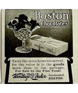 1906 Boston Chocolates Winthrop Baker Advertisement Candy Ephemera 3.25 ... - $28.01 CAD