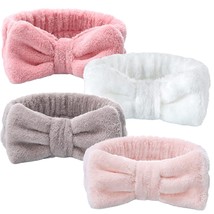 Spa Headband for Washing Face, Girls Makeup 4 Pack - £15.97 GBP