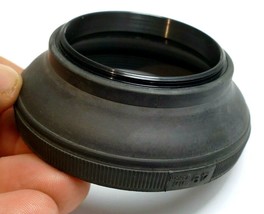 49mm Rubber Collapsible Lens Hood Shade screw in for 50mm f1.7 f1.8 normal - £9.09 GBP