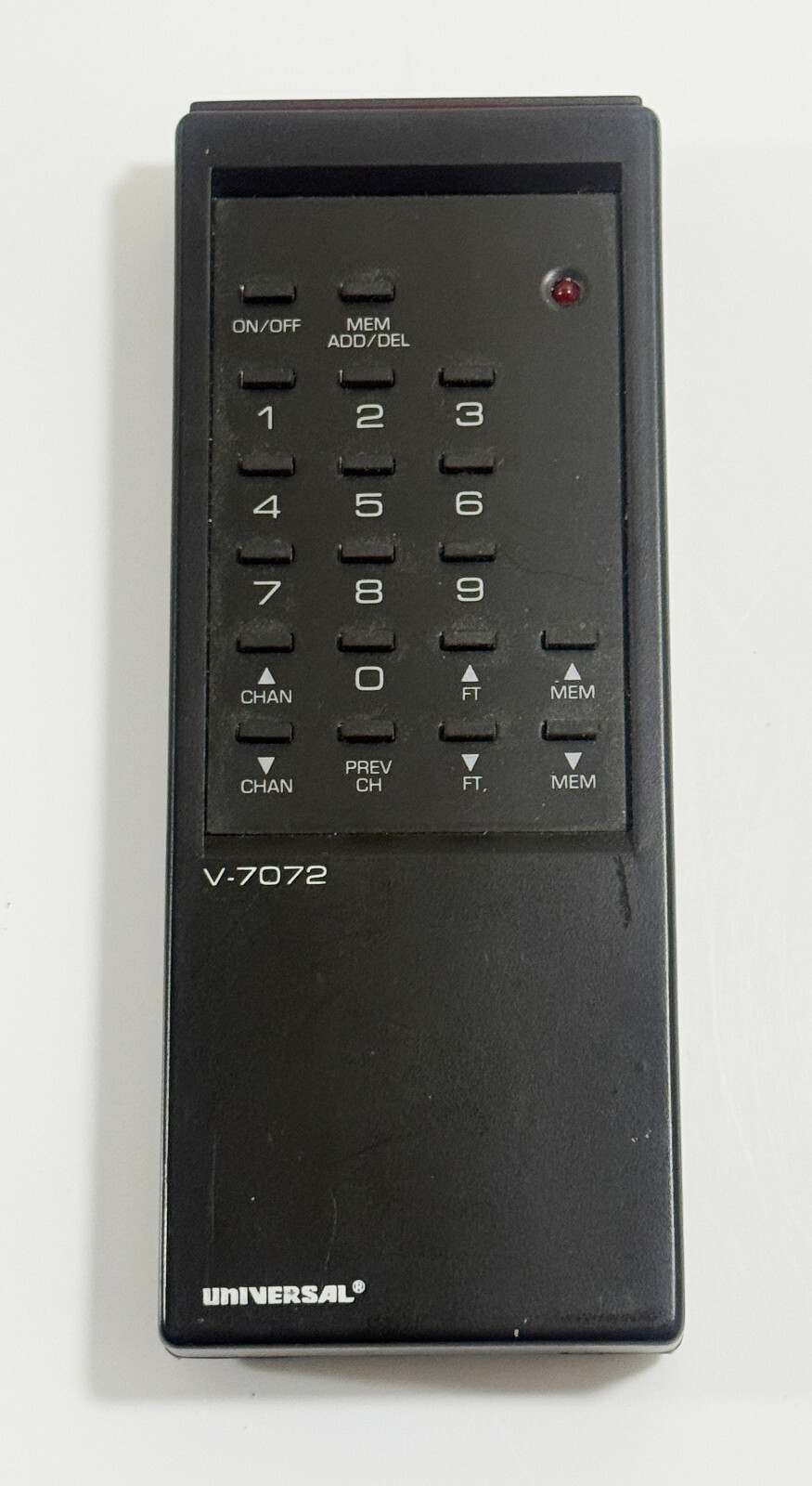Vtg Remote For Universal V7072 Wireless Remote Control TV-Cable Channel ... - $5.93