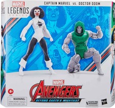 Marvel Legends Avengers 6" Figure 2-pack Captain Marvel vs Doctor Doom IN STOCK - £97.16 GBP