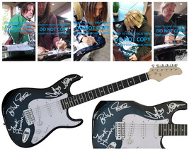 Tesla band signed full size Electric Guitar COA proof Keith, Hannon, Wheat, Rude - £1,019.89 GBP