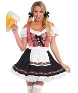 Leg Avenue Beer Garden Babe Oktoberfest Dress Costume Small Multi-color - $46.70 CAD