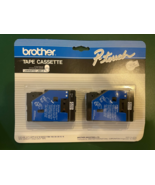 Brother TC-20 Black on White Tape 1/2&quot; P-touch 12mm New tape cassette - €17,79 EUR