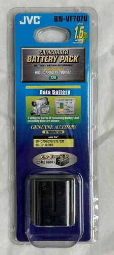 JVC Camcorder Battery Pack BN-VF714U Rechargeable High Capacity 1400mAh  - $19.75