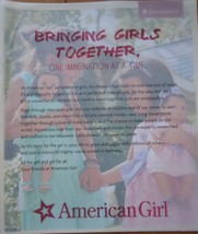 American Girl Meet Bringing Girls Together Catalog March 2016 - £4.80 GBP