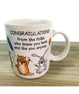 Hallmark Cards Congratulations 12 oz Coffee Mug Shoebox Greetings Vintag... - $12.86