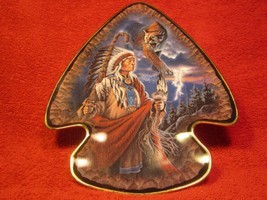 9.5&quot; PORCELAIN Collector Plate CRY OF THE COUGAR Franklin Mint FRIZZELL ... - $29.51