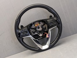 OEM 2022 GM Buick Enclave Steering Wheel Shiny Black Leather W/ Chrome 8... - $118.80