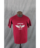 Vintage Graphic T-shirt - Canadian Airborne Paratroopers - Men's Large  - $49.00