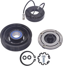 GXYWADY AC Compressor Clutch Kit with Pulley Plate Coil 10S17E Replaceme... - $96.06