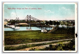 Snake River Bridge Lewiston Idaho ID UNP WB Continental Postcard O21 - £7.96 GBP