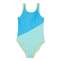 Wonder Nation Girls’ One-Piece Swimsuit with UPF 50 - Size XS (4/5) - €7,16 EUR