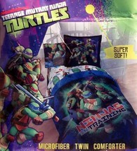 Teenage Ninja Turtles Turtles Training Twin Comforter Sham 2PC Bedding Set New - $70.06