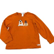 Janie and Jack Halloween Applique Boys Spooky dogs Pumpkin Patch Shirt 4T - $17.28
