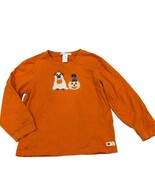 Janie and Jack Halloween Applique Boys Spooky dogs Pumpkin Patch Shirt 4T - $24.26 CAD