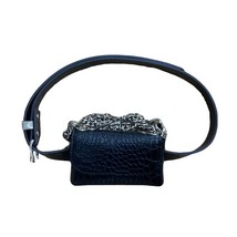 DIINOVIVO Mini PU Leather Waist Bag Alligator Fanny Pack For Women Belt Bag Chai - £33.60 GBP