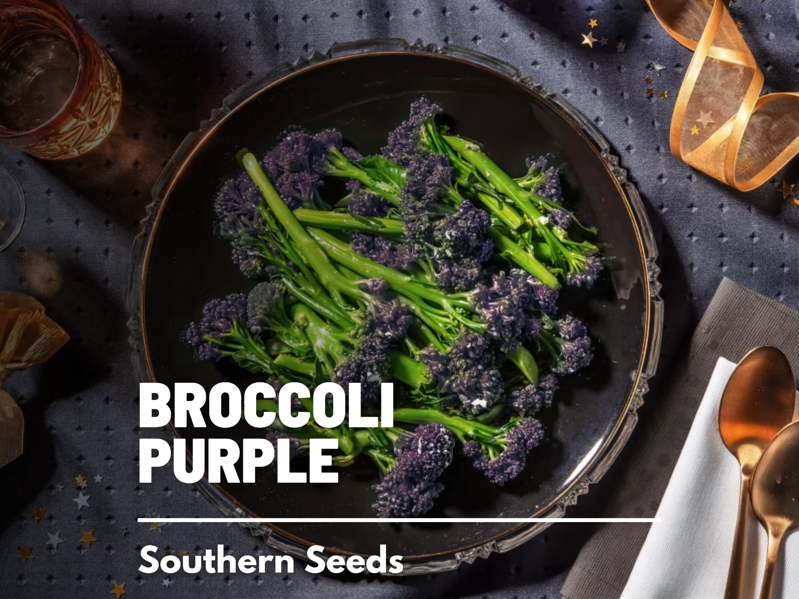 Broccoli, Purple Sprouting - 100 Seeds, Heirloom Vegetable (Brassica ole... - $10.37