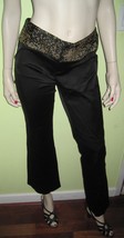 Alice + Olivia WOMEN&#39;S Unique Silky Beaded Waist Trousers Pants Size 8  - $45.00