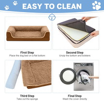Dog Bed for Large Medium Small Dogs Orthopedic Dog Sofa Bed Non Slip Pet - $39.79
