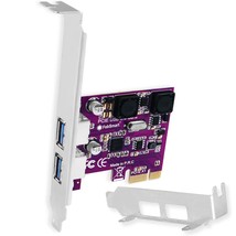 2 Ports Superspeed 5Gbps Usb 3.0 Pci Express Expansion Card For Windows ... - £25.16 GBP