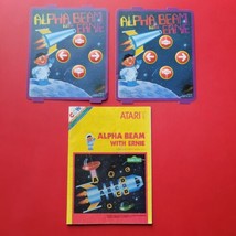 Alpha Beam with Ernie Manual 2 Overlays Atari 2600 7800 No Game Box Sesame St - £24.87 GBP