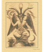 Baphomet Sabbatic Goat Parchment-Like Page for Book of Shadows. Altar! - €1,48 EUR