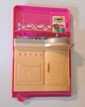 Barbie Glam Pop Up Camper Van RV 2014 Replacement Part Kitchen Back Door... - £14.39 GBP