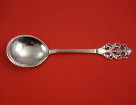 Viking Rose by Th. Marthinsen Norwegian .830 Silver Berry Spoon Ovoid 9 ... - $286.11