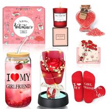 6PCS Valentines Gift Box Women 12oz Wine Tumbler Rose Socks Candle - $73.81 MXN 6PCS Valentines Gift Box Women 12oz Wine Tumbler Rose Socks Candle - $73.81 MXN