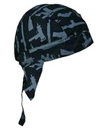 Camouflage Doo Rag Skull Cap Camo Bandana Hunting Hunters Head Wrap (Gra... - £10.21 GBP