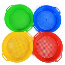 Heavy Duty Beach Sand Sifter Sieves Toys, Beach Toy Sets Kit Gear Gardening Digg - £20.29 GBP