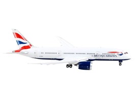 Boeing 787-8 Commercial Aircraft with Flaps Down &quot;British Airways&quot; White with T - £59.48 GBP