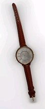 Ladies ANNE KLEIN Gold Tone Leather Watch New Battery - $222.99 MXN