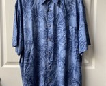 Island Shores Short Sleeved Button Front Dress Shirt Mens XL Xtra Large ... - £13.35 GBP