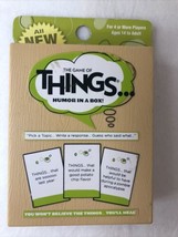 The Game of Things Expansion Pack New (Some damage to package) - $9.49
