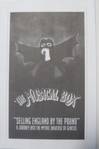 MUSICAL BOX Original Program GENESIS Selling England By The Pound Theatr... - £15.46 GBP