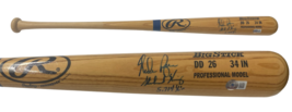 Nolan Ryan Autographed Astros &quot;Strikeout King, 5714 K&#39;s&quot; Bat Beckett - £490.74 GBP